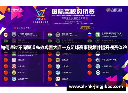 如何通过不同渠道高效观看大连一方足球赛事视频并提升观赛体验