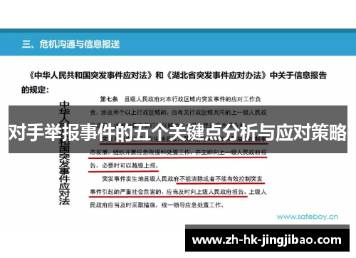 对手举报事件的五个关键点分析与应对策略