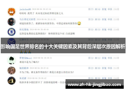 影响国足世界排名的十大关键因素及其背后深层次原因解析