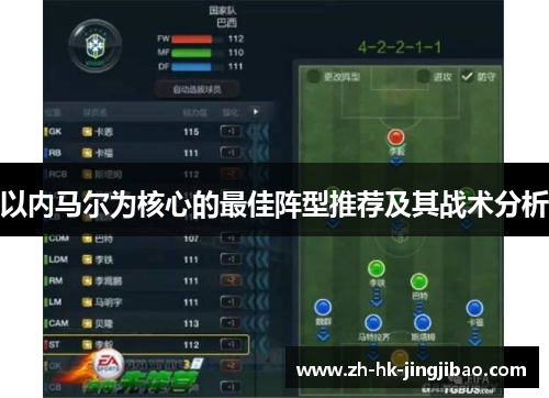 以内马尔为核心的最佳阵型推荐及其战术分析